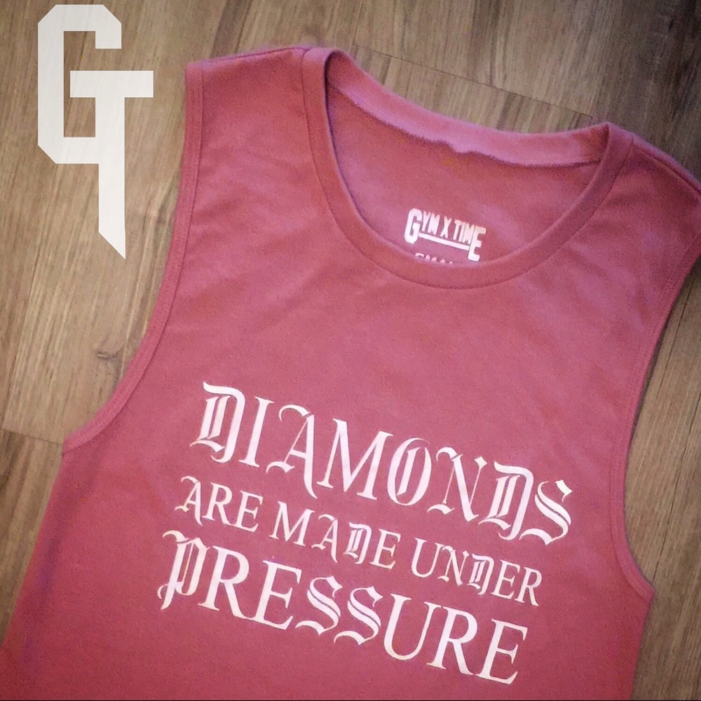 💖NEW💖  “Diamonds.” Muscle Tee by GYMXTIME